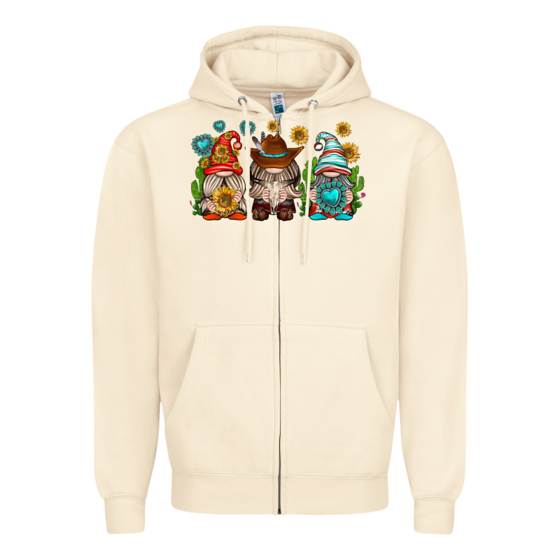 Western Gnomies Zipper Hoodie by texasbilliewilder | Teevron