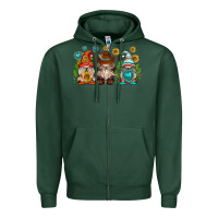 Sports Green western gnomies Zipper Hoodie - texasbilliewilder