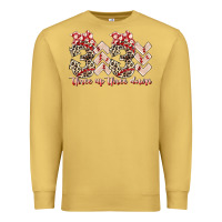 Antique Gold three up theree down Premium Sweatshirt - RacoonDesign