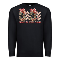 Black three up theree down Premium Sweatshirt - RacoonDesign