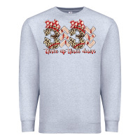 Heather Grey three up theree down Premium Sweatshirt - RacoonDesign