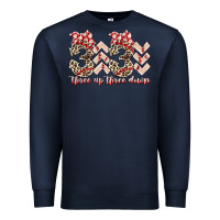 Navy three up theree down Premium Sweatshirt - RacoonDesign
