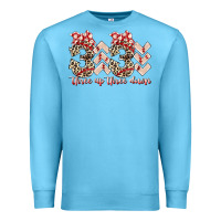 Ocean Blue three up theree down Premium Sweatshirt - RacoonDesign