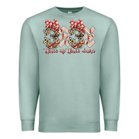 Seafoam three up theree down Premium Sweatshirt - RacoonDesign