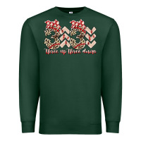 Sports Green three up theree down Premium Sweatshirt - RacoonDesign