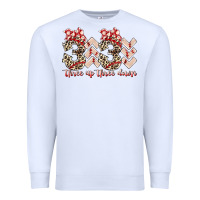White three up theree down Premium Sweatshirt - RacoonDesign