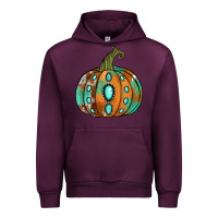 Mauve Wine western cowhide turquoise pumpkin Urban Hoodie - Jasminsmagicworld