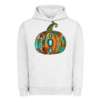 Pigment Lunar Rock western cowhide turquoise pumpkin Urban Hoodie - Jasminsmagicworld