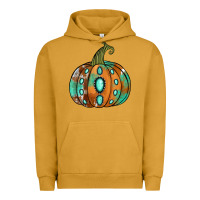 Pigment Peanut Butter western cowhide turquoise pumpkin Urban Hoodie - Jasminsmagicworld