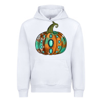White western cowhide turquoise pumpkin Urban Hoodie - Jasminsmagicworld
