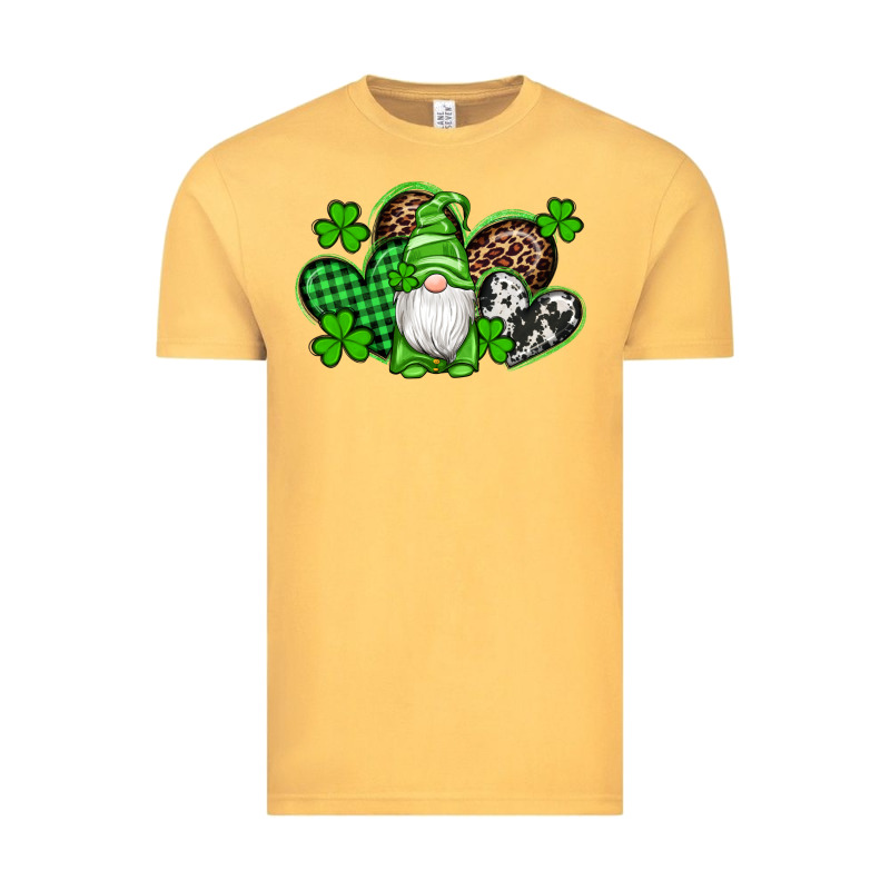St Patricks Day Gnome With Western Hearts Vintage Tee by Artiststas | Teevron