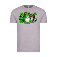 Vintage Zinc st patricks day gnome with western hearts Vintage Tee - Artiststas