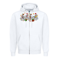 White pantasmas ghost christmas Zipper Hoodie - Zillion Design Studio