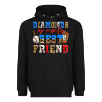 Black diamonds are a girl's best friend baseball Heavyweight Hoodie - Zillion Design Studio