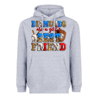 Heather Grey diamonds are a girl's best friend baseball Heavyweight Hoodie - Zillion Design Studio