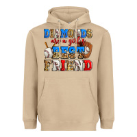 Mushroom diamonds are a girl's best friend baseball Heavyweight Hoodie - Zillion Design Studio