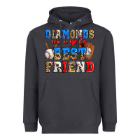 Smoke diamonds are a girl's best friend baseball Heavyweight Hoodie - Zillion Design Studio