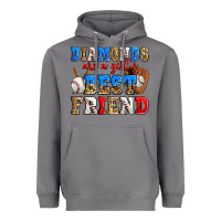 Storm diamonds are a girl's best friend baseball Heavyweight Hoodie - Zillion Design Studio