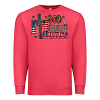 Cardinal god bless america Premium Sweatshirt - CowhideDigitalArt
