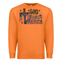 Carrot god bless america Premium Sweatshirt - CowhideDigitalArt