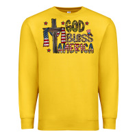 Lemon god bless america Premium Sweatshirt - CowhideDigitalArt