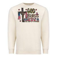 Sandshell god bless america Premium Sweatshirt - CowhideDigitalArt