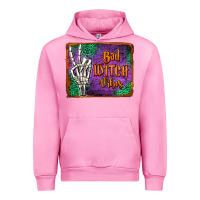 Fuchsia Pink bad witch vibes Urban Hoodie - Jasminsmagicworld