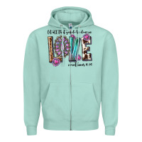 Western Let All That You Do Be Done In Love With G Zipper Hoodie | Teevron