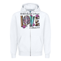 White western let all that you do be done in love with g Zipper Hoodie - texasbilliewilder