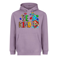 Lavender be kind autism gnome Heavyweight Hoodie - Zillion Design Studio