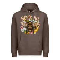 Coffee bee kind Premium Hoodie - NancyCooperArtShop