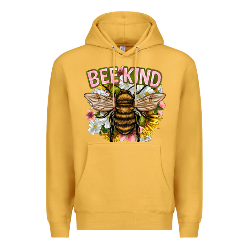 Bee Kind Premium Hoodie by NancyCooperArtShop | Teevron