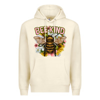 Sandshell bee kind Premium Hoodie - NancyCooperArtShop