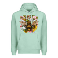 Seafoam bee kind Premium Hoodie - NancyCooperArtShop
