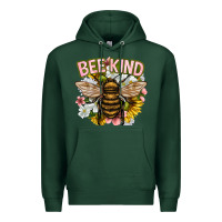 Sports Green bee kind Premium Hoodie - NancyCooperArtShop