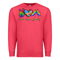 Cardinal peace love equality Premium Sweatshirt - HRA Design Shop