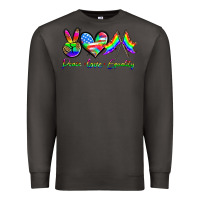 Smoke peace love equality Premium Sweatshirt - HRA Design Shop