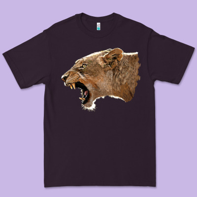 Puma Head Premium Tee Designed By Lillyallendesigns