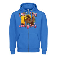 True Royal western long live cowgirls Zipper Hoodie - texasbilliewilder