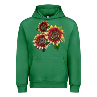 Emerald Florenza Sunflower Urban Hoodie - LillyAllenDesigns