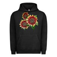 Pigment Black Florenza Sunflower Urban Hoodie - LillyAllenDesigns