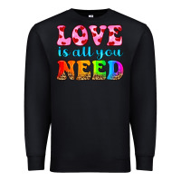 Black love is all you need Premium Sweatshirt - HRA Design Shop