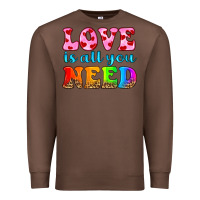 Chestnut love is all you need Premium Sweatshirt - HRA Design Shop