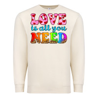 Sandshell love is all you need Premium Sweatshirt - HRA Design Shop