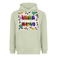 Matcha Personalized Crayons Heavyweight Hoodie - texasbilliewilder