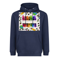 Navy Personalized Crayons Heavyweight Hoodie - texasbilliewilder