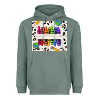 Sage Personalized Crayons Heavyweight Hoodie - texasbilliewilder