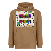 Toasted Coconut Personalized Crayons Heavyweight Hoodie - texasbilliewilder