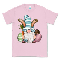 Bubblegum Pink Easter Bunny Gnomes with Egg and Carrot Classic Tee - RanaPortraitStore