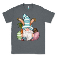 Charcoal Heather Easter Bunny Gnomes with Egg and Carrot Classic Tee - RanaPortraitStore
